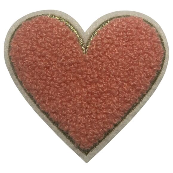 Heart in Pink Iron On Patch - Picture 2 of 2
